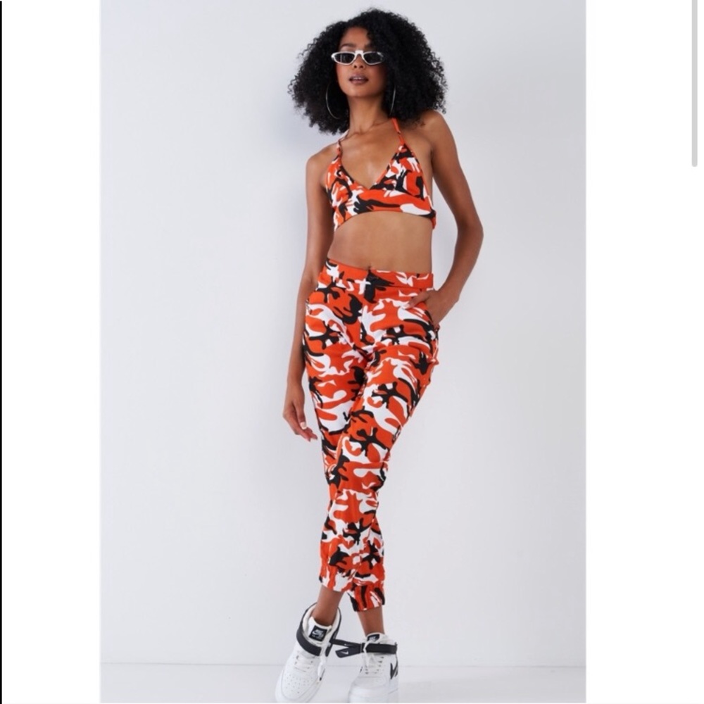 Orange Camo Set